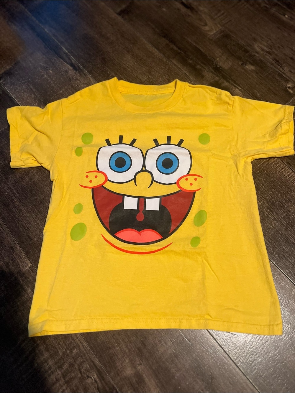 SpongeBob Yellow Kids Graphic Tee